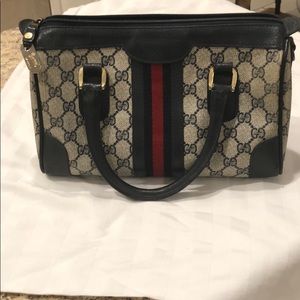Vintage Gucci bowling bag